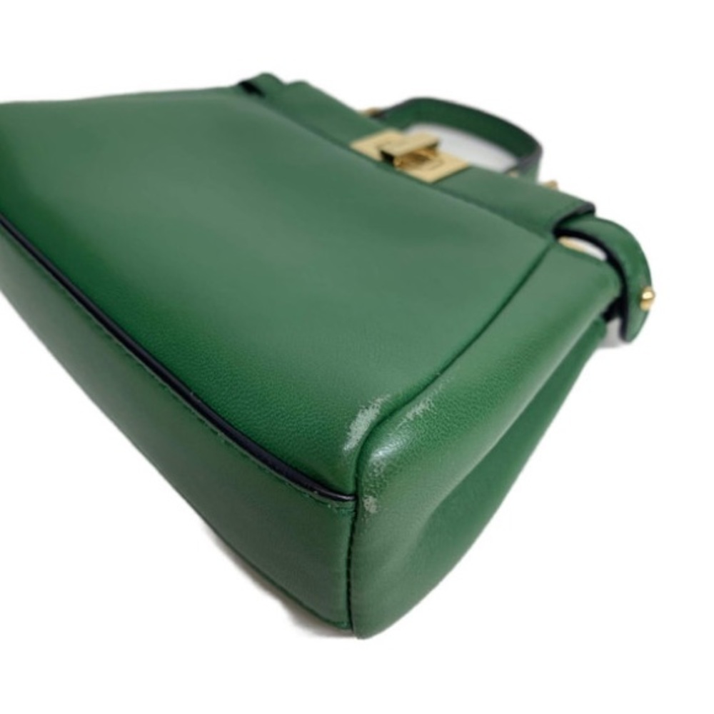 Fendi | Micro Peekaboo Bag - Kelly Green - Picture 11 of 16